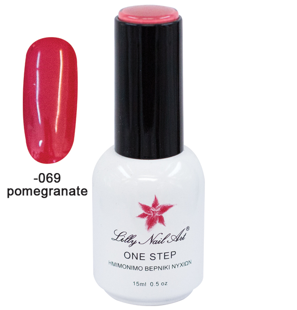 Ημιμόνιμο μανό one step 15ml - Pomegranate 