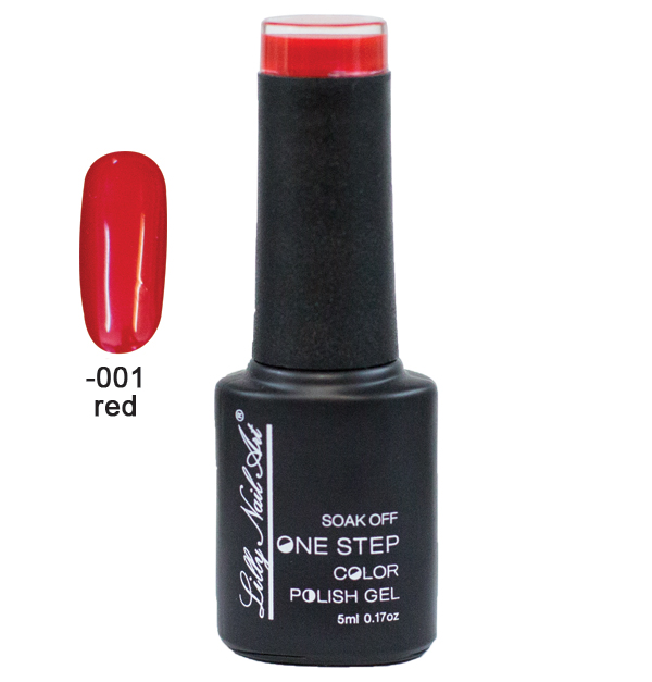 Ημιμόνιμο μανό one step 5ml - Red [40504002-001]