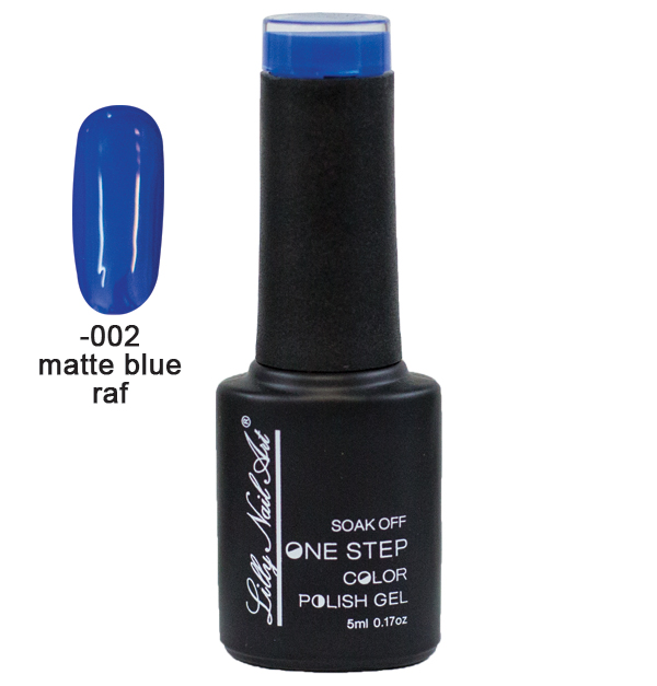 Ημιμόνιμο μανό one step 5ml - Matte Blue Raf [40504002-002]