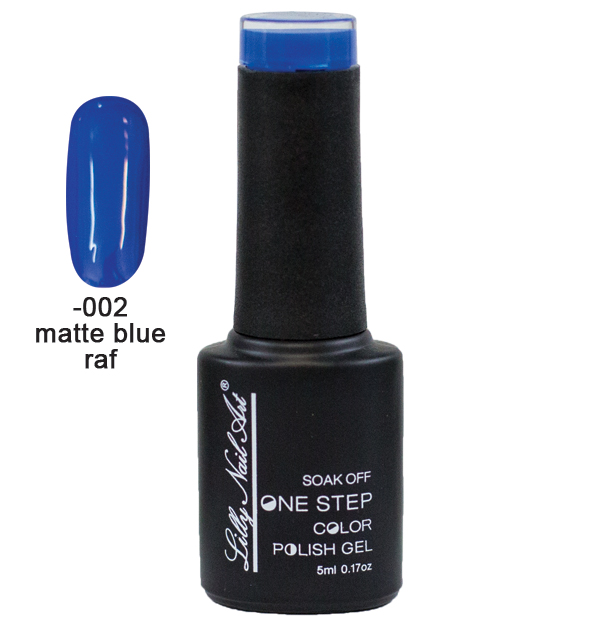 Ημιμόνιμο μανό one step 5ml - Matte Blue Raf 