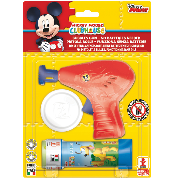 Μηχανικό πιστόλι με σαπουνόφουσκες Mickey [70603285]