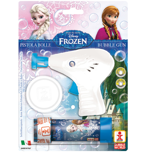 Μηχανικό πιστόλι με σαπουνόφουσκες Frozen