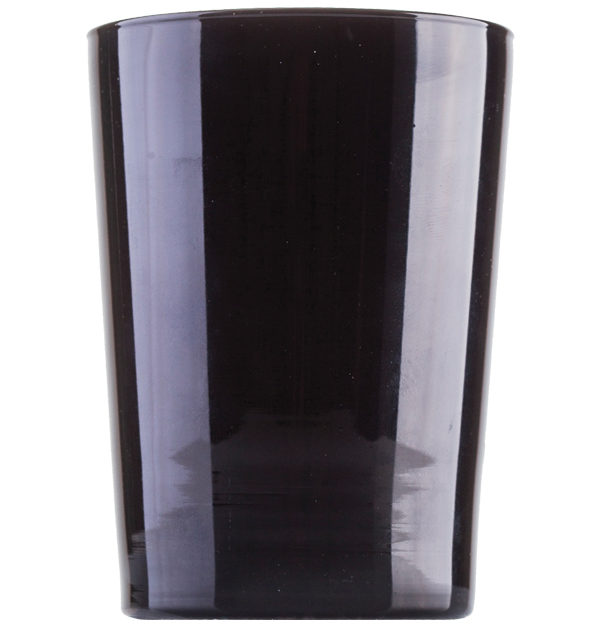 Μαύρο γυάλινο ποτήρι νερού 51cl