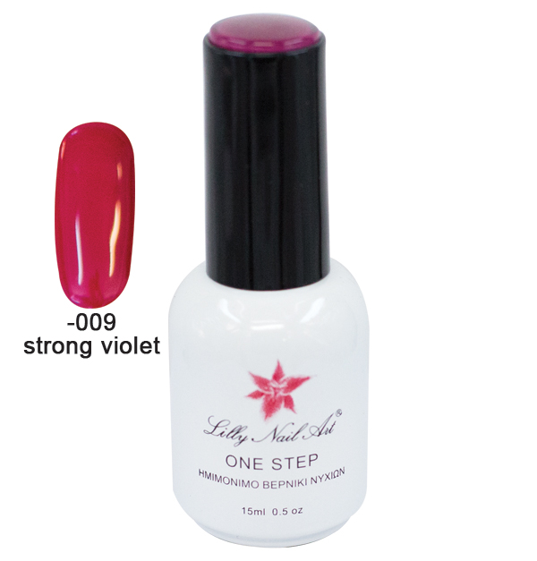 Ημιμόνιμο μανό one step 15ml - Strong violet [40504001-009]