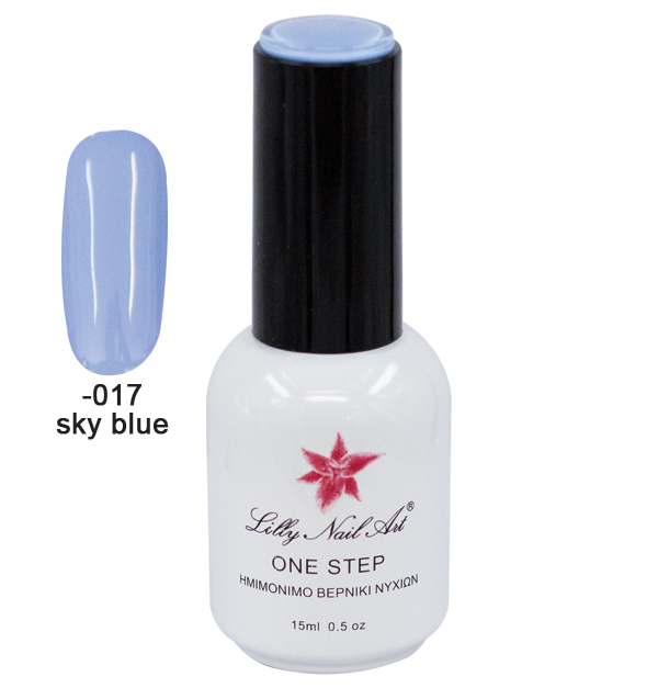 Ημιμόνιμο μανό one step 15ml - Sky blue [40504001-017]
