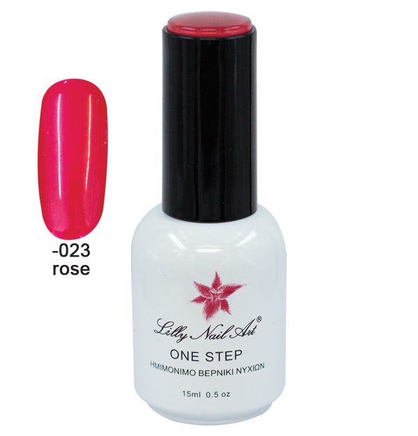 Ημιμόνιμο μανό one step 15ml - Rose 