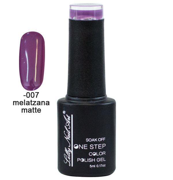 Ημιμόνιμο μανό one step 5ml - Melatzana matte [40504002-007]