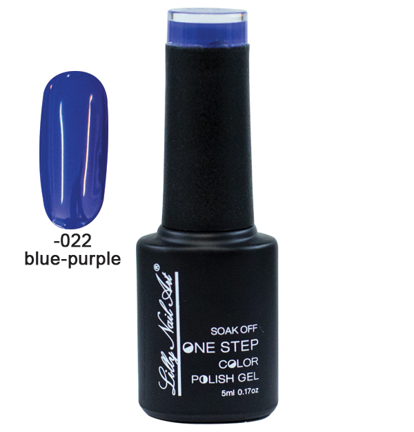 Ημιμόνιμο μανό one step 5ml - Blue-purple 