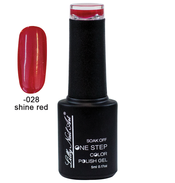 Ημιμόνιμο μανό one step 5ml - Shine red 