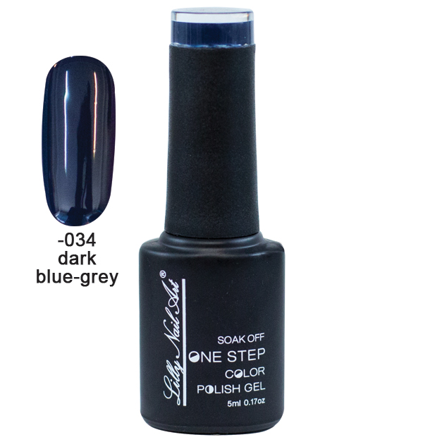 Ημιμόνιμο μανό one step 5ml - Dark blue-grey 
