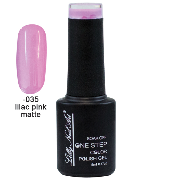 Ημιμόνιμο μανό one step 5ml - Lilac pink matte [40504002-035]