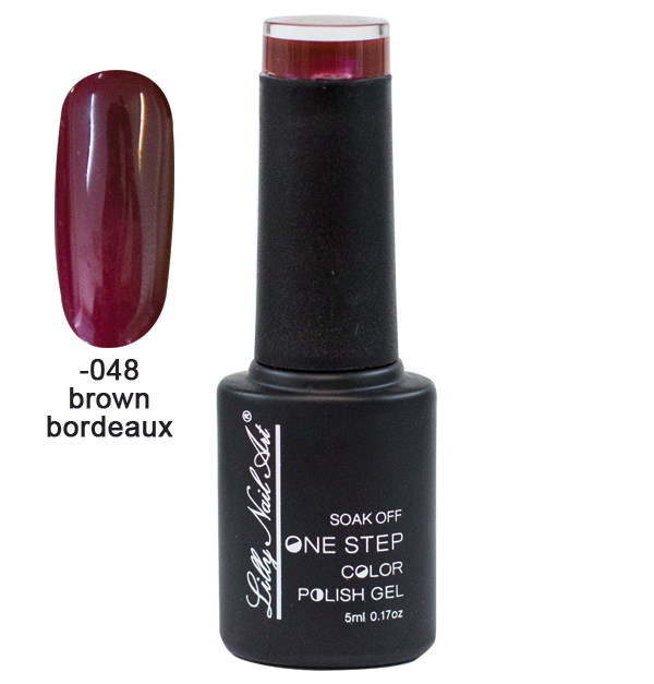 Ημιμόνιμο μανό one step 5ml - Brown bordeaux 