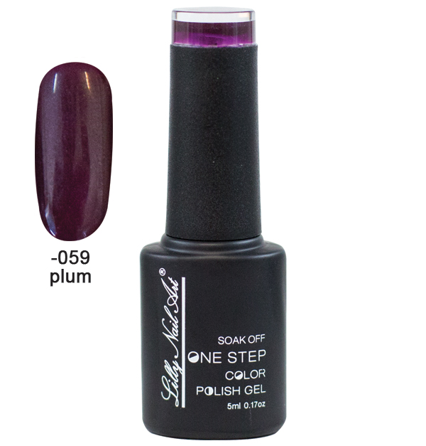 Ημιμόνιμο μανό one step 5ml - Plum [40504002-059]