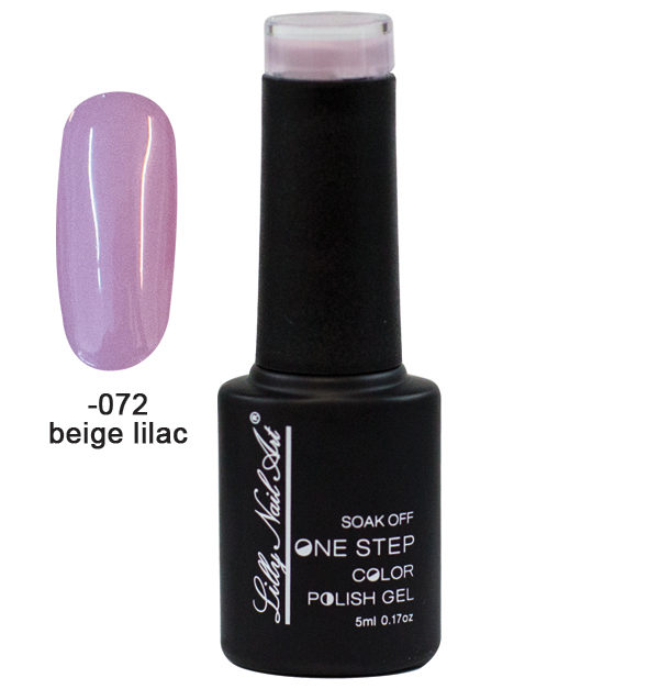 Ημιμόνιμο μανό one step 5ml - Beige lilac [40504002-072]